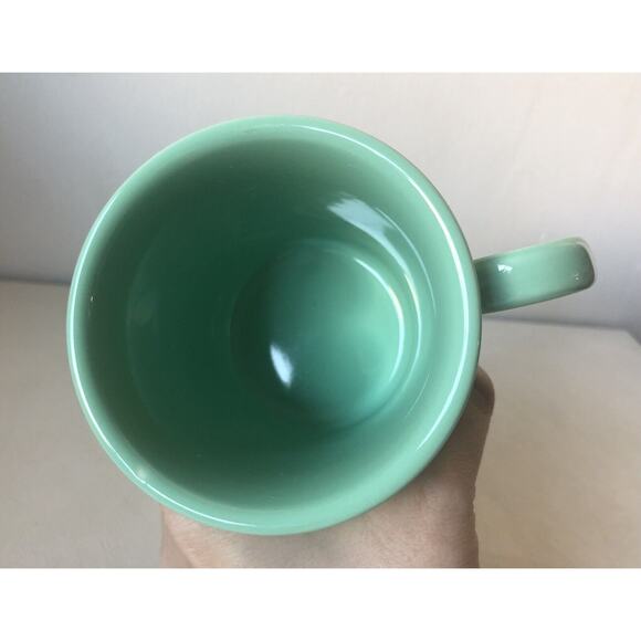 Fiesta HLC Ceramic Coffee Mug O-Ring Handle Sea Foam Mint Green 10 Ounce USA - Picture 12 of 12